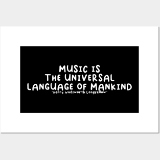 Music is Universal Language Posters and Art